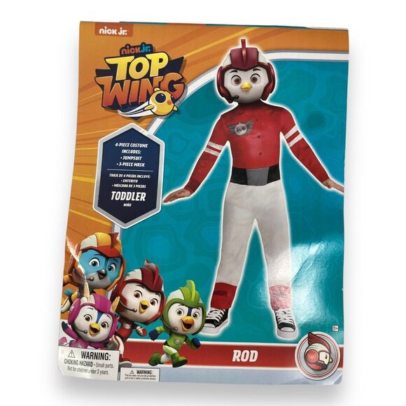 Nick Jr. Top Wing Rod TODDLER (3-4T) Halloween Costume JUMPSUIT ONLY Fancy Dress - Picture 6 of 9
